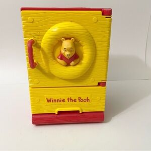 Disney Tomy Winnie the Pooh Refrigerator Toy Miniature Cooler Ice Box